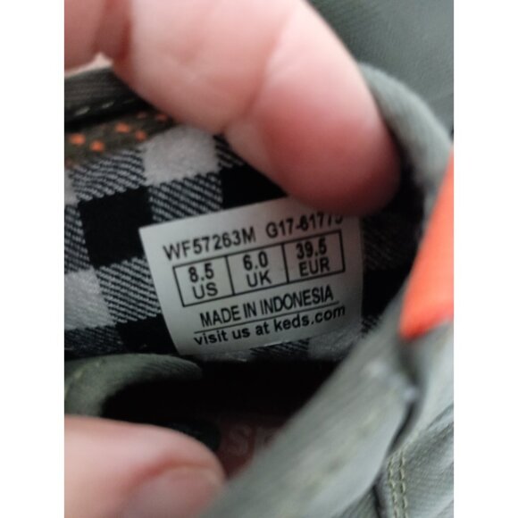 Keds Womens Scout Boots Size 8.5 Olive Green Canvas Insulated Water Resistant - Picture 3 of 9